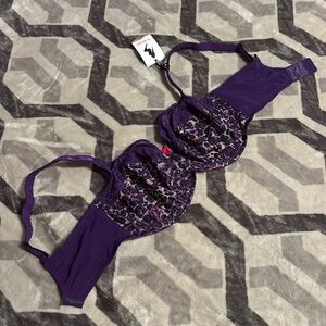 Brand new with tags purple Sculptresse by Panache bra size 38FF